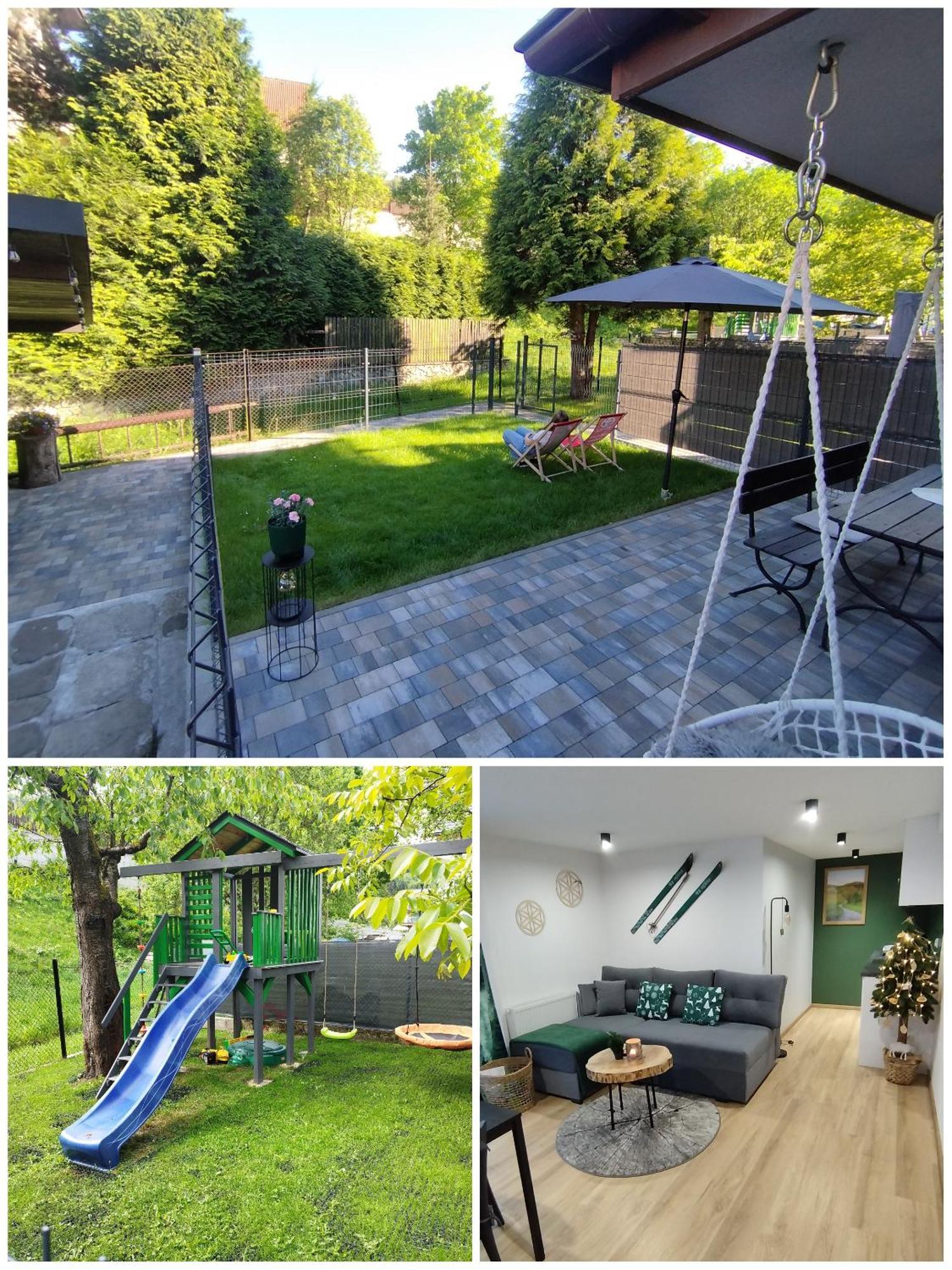 U Gazdy - Apartament Z Ogrodem I Tarasem , Przy Gondoli Szczyrk Exteriér fotografie